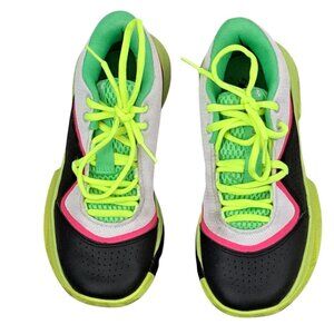 Under Armour Boys Steph Curry SC   Neon Basketball Sneakers Shoes - Size 3.5Y